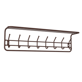 Вешалка с полкой 100 (8 крючков)