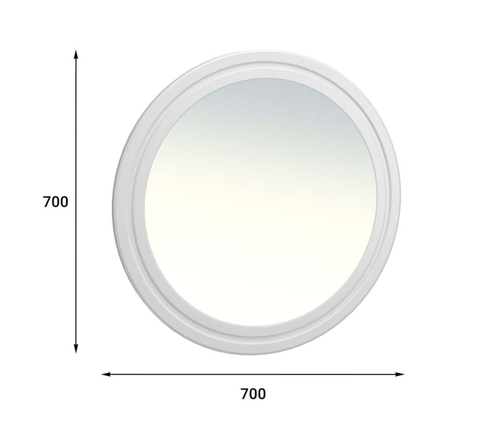 Зеркало круглое 700х700